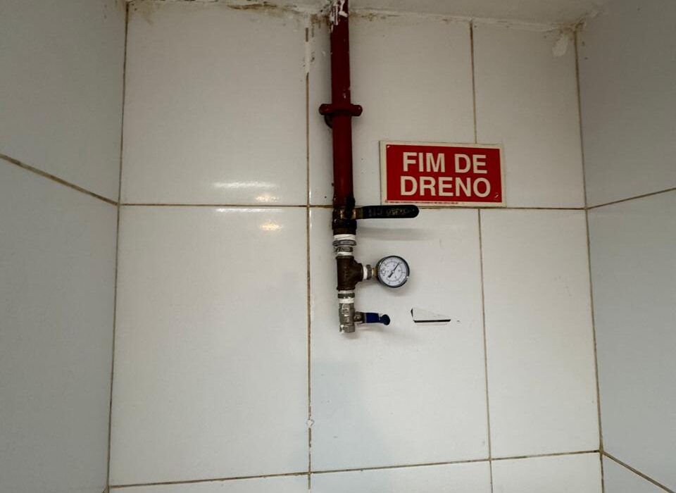 Fim de Dreno com Válvulas e Manômetros para Teste SPK – LC Engenharia